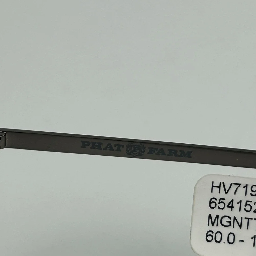 Phat Farm HV719 Unisex Adults Eyeglasses Frame Olive Green Cat Eye 60-19-155 mm